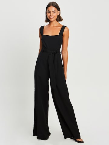 The Fated Jumpsuit 'GRACIE' in Zwart: voorkant