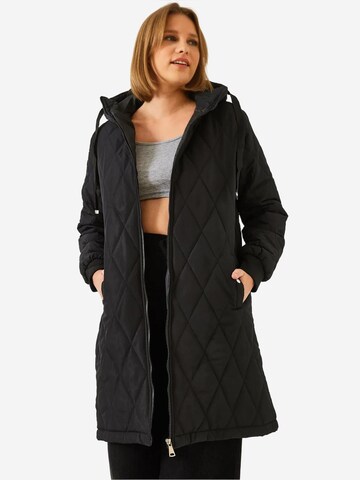 Manteau mi-saison Bianco Lucci en noir