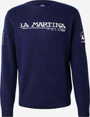 La Martina - Pullover em azul: frente