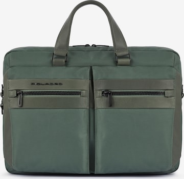 Piquadro Document Bag 'S117' in Green: front