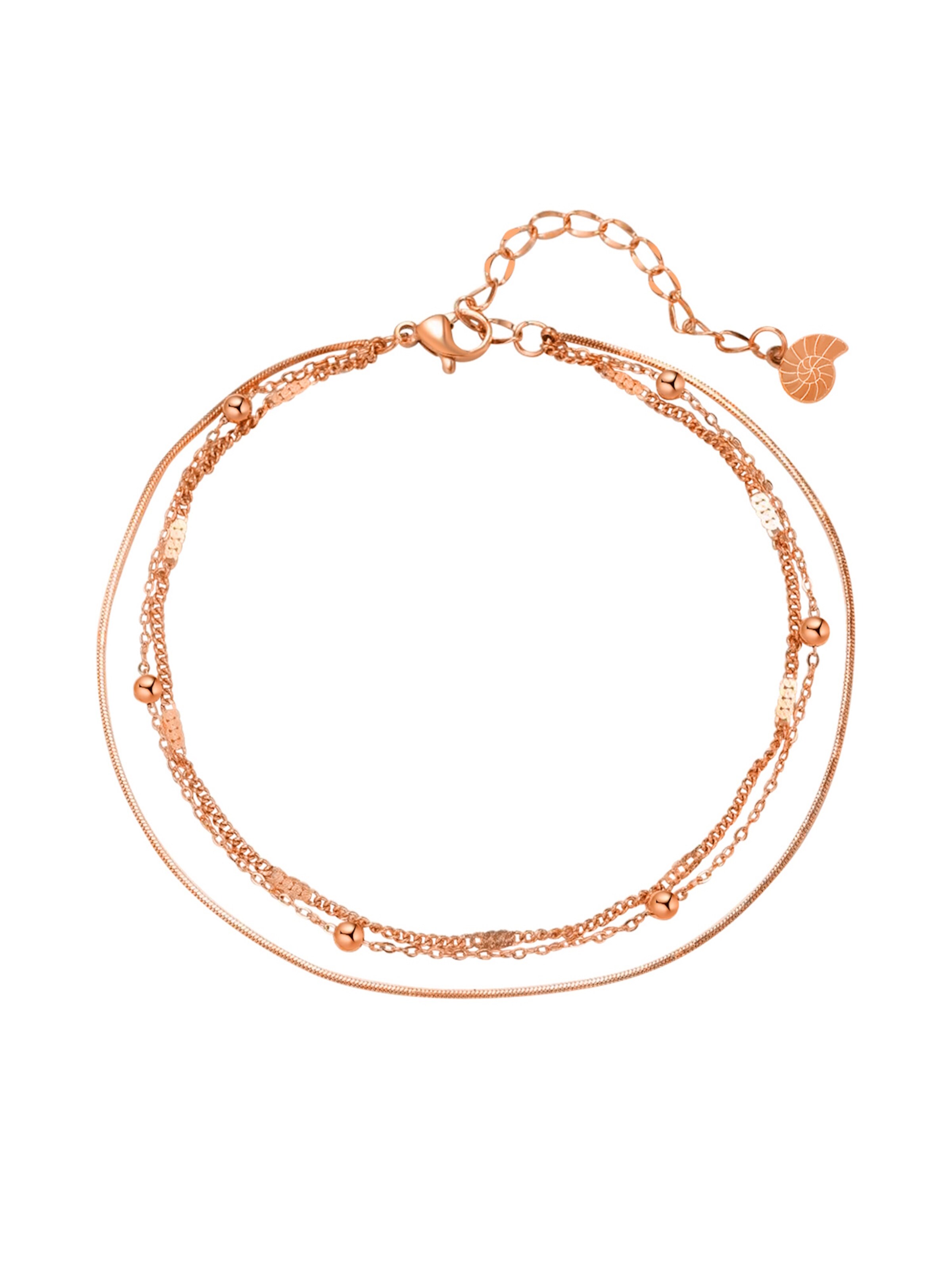 Gioiello per i piedi 'Classic Trio' di Hey Happiness in oro