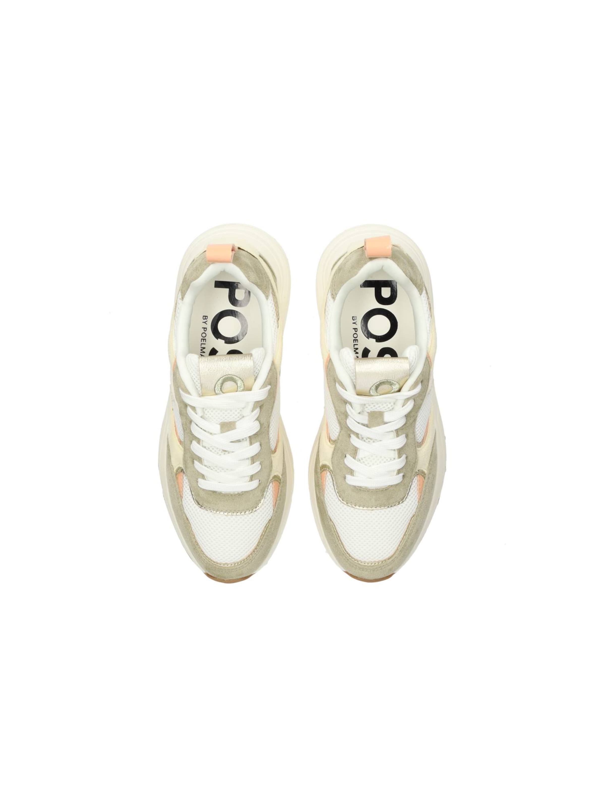 Baskets basses 'Caro' POSH by Poelman en beige