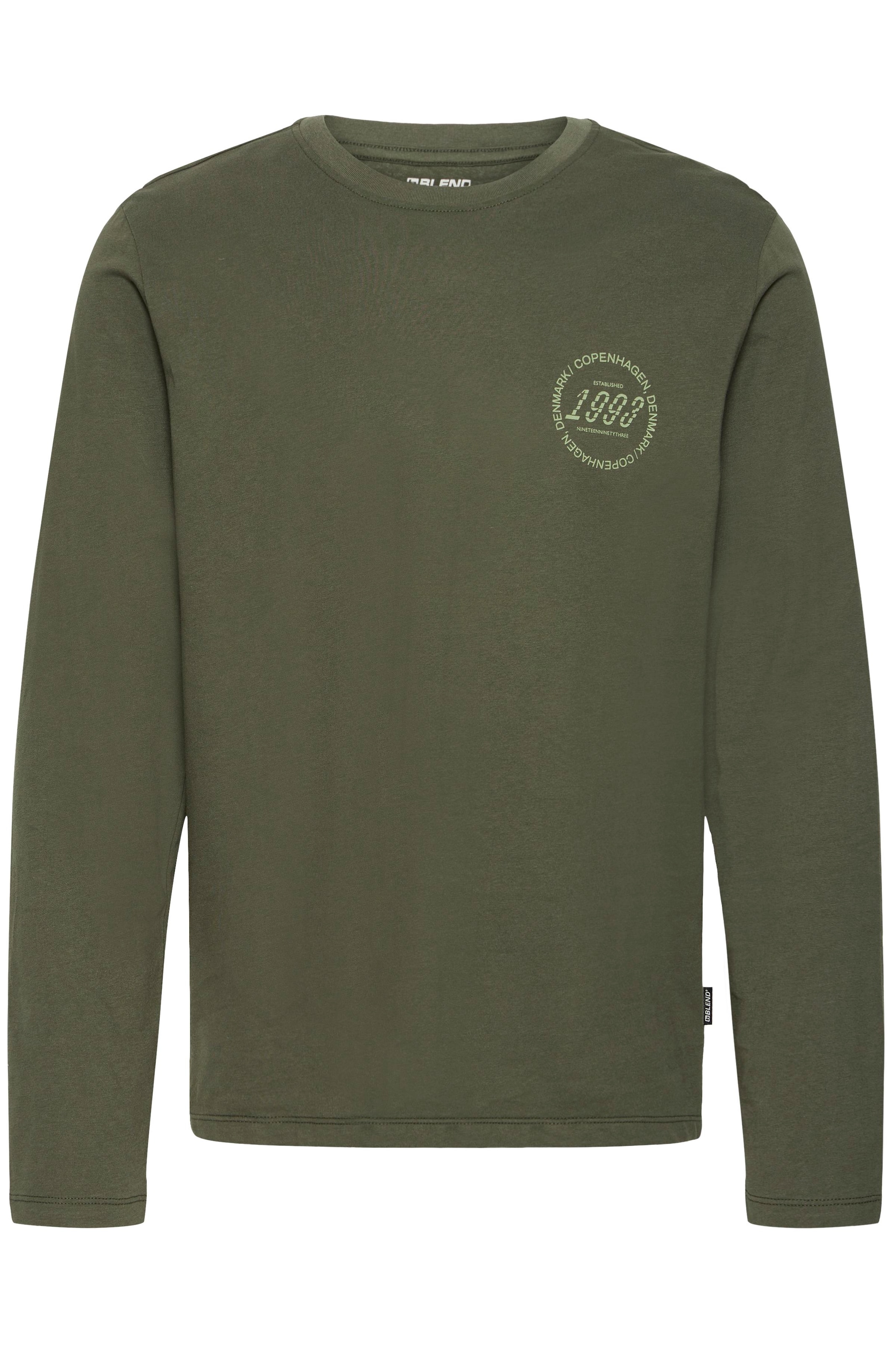 BLEND Shirt 'BHKIARAN' in Grün: Vorderseite