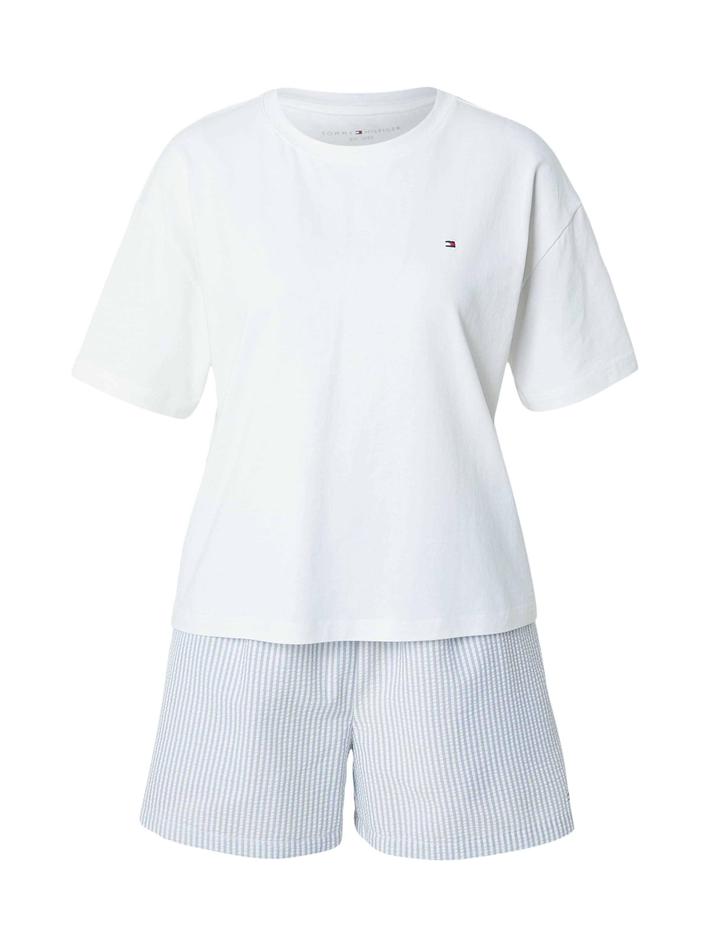 Tommy Hilfiger Underwear Шорти в бяло: отпред