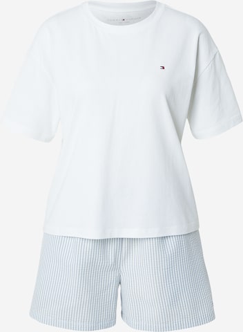 Tommy Hilfiger UnderwearKratke hlače za spavanje - bijela boja: prednji dio