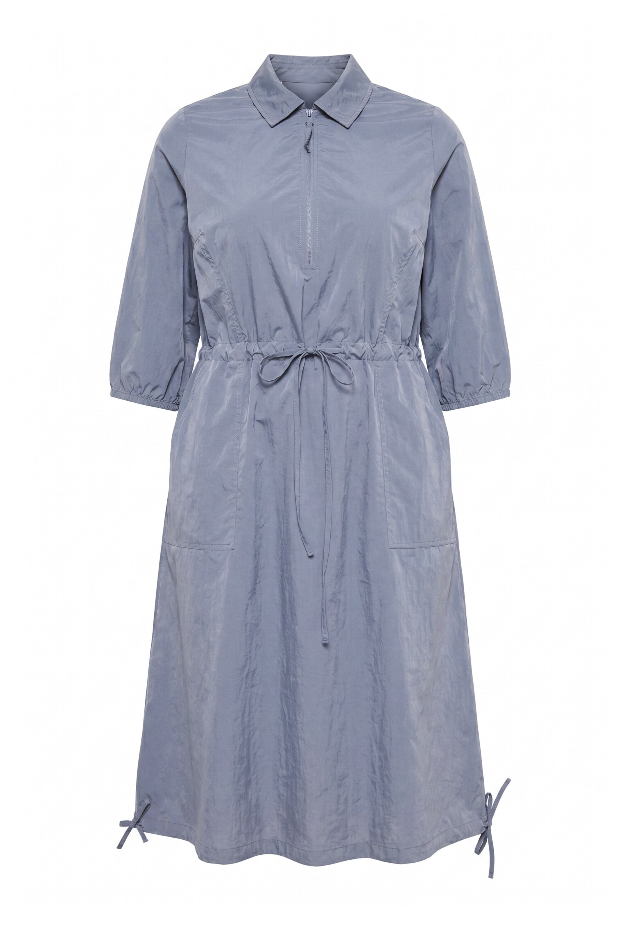 Ulla Popken Kleid in Grau: Vorderseite