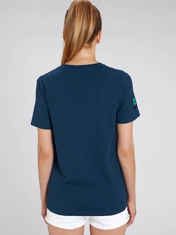 AFROZAN Shirt 'CAPRA-EARTH'‌‌‌‌‌‌‌ in Blau