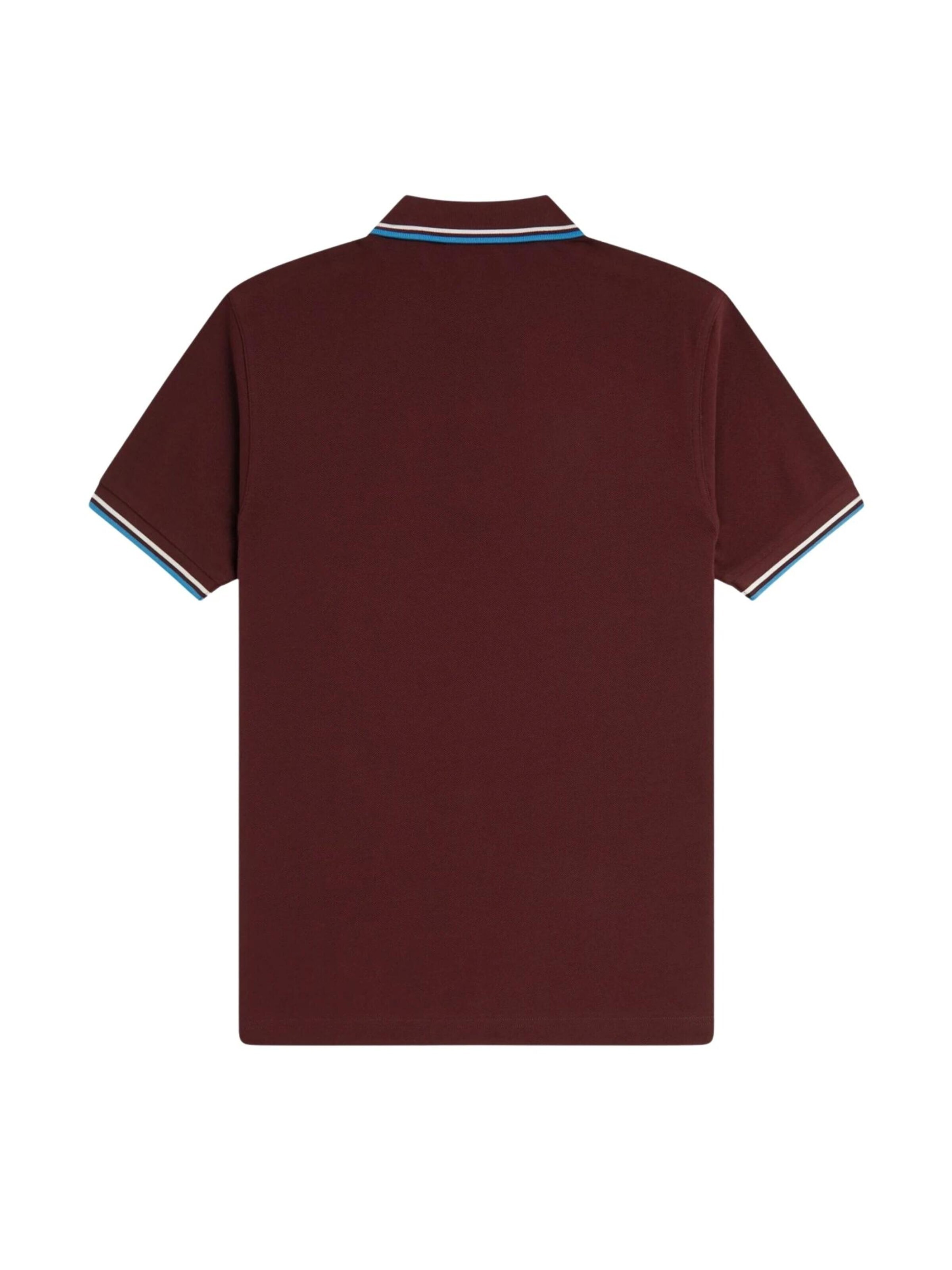 Maglietta 'Polo fred perry granate z63 twin tipped shirt' di Fred Perry in rosso