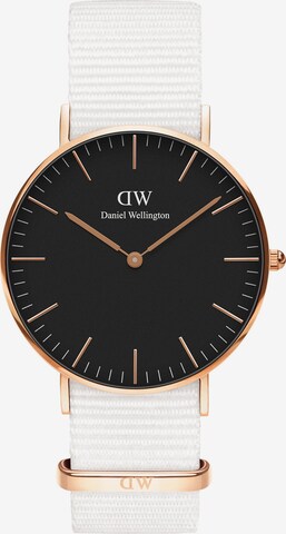 Daniel Wellington Uhr in Weiß: predná strana