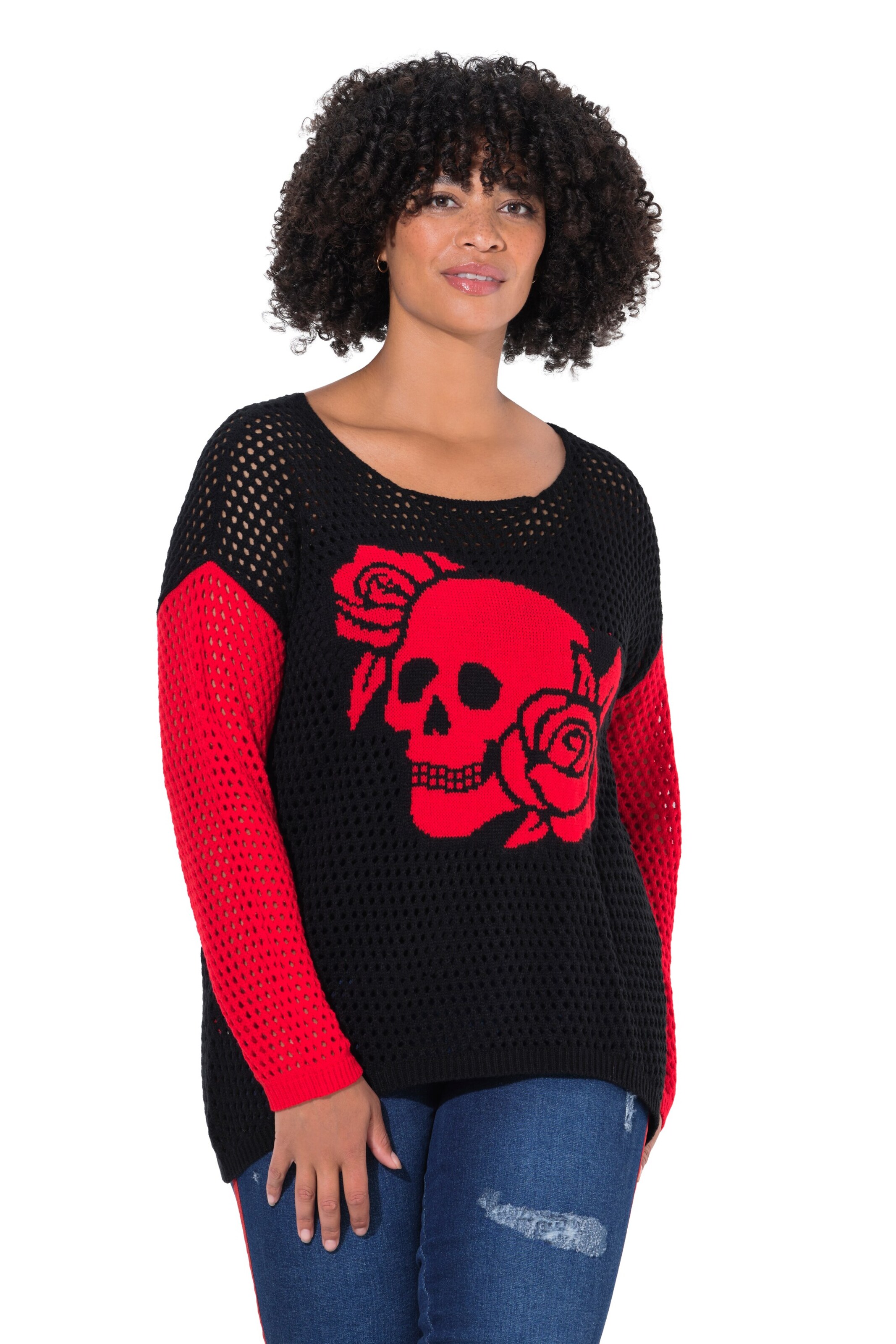 Angel of Style Sweater in Black: front