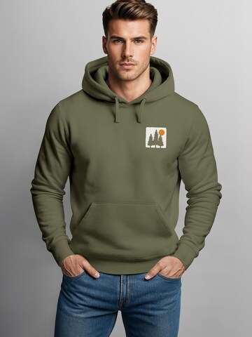 Neverless Sweatshirt 'Pine Trees'‌‌‌‌‌‌‌‌ in Grün