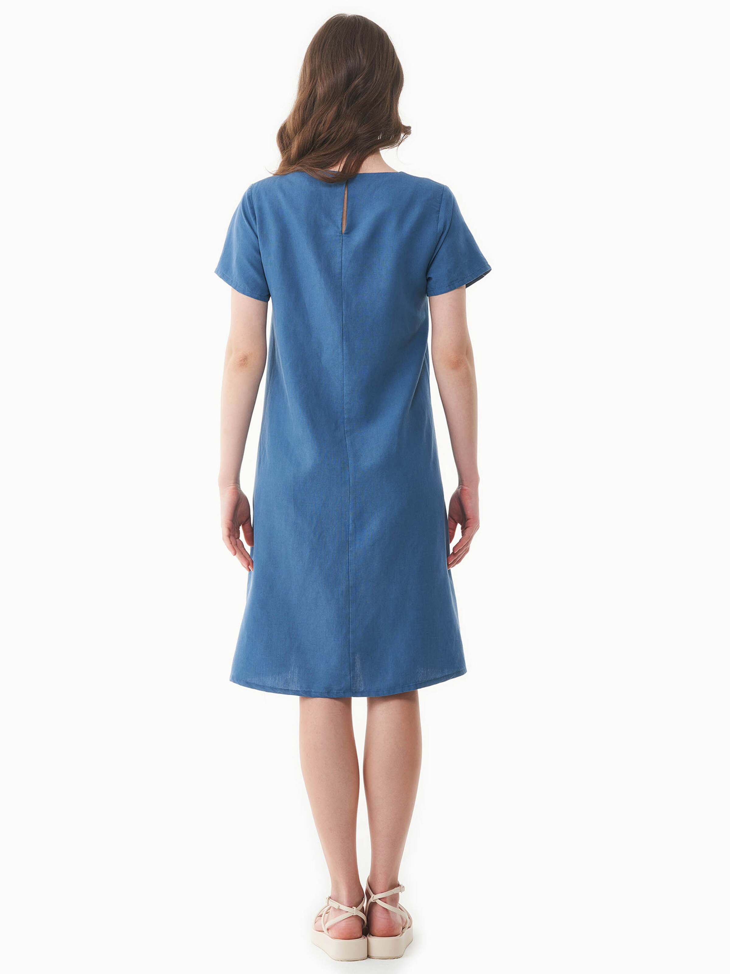 Organication Kleid in Blau