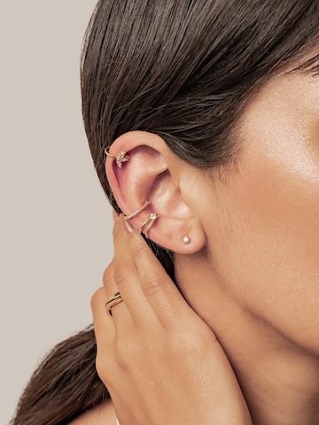 Hey Happiness Oorbellen 'Holding Gem Ear Cuff' in Goud