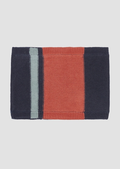 s.Oliver Écharpe en Taille unique en bleu marine / vert clair / rouge sang, Vue avec produit