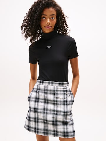 T-shirt Tommy Jeans en noir : devant