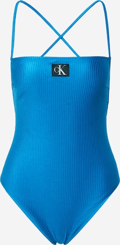 Calvin Klein Swimwear Jednodielne plavky - Modrá: predná strana