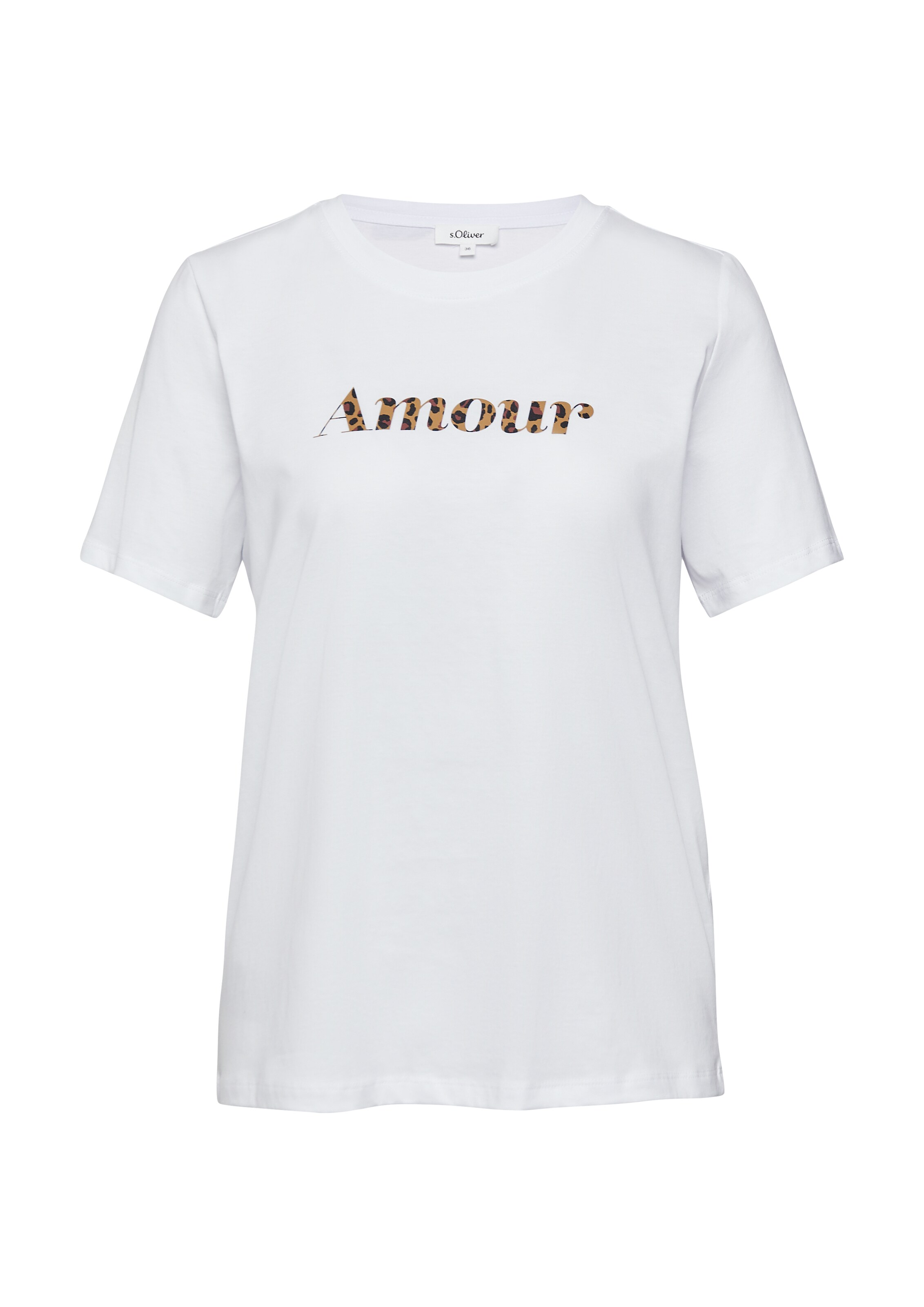 s.Oliver Shirt in Wit: voorkant