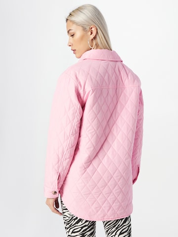 PIECES Between-Season Jacket in Pink