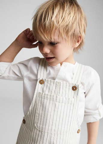 MANGO KIDS Regular Hängselbyxa 'Jan' i beige