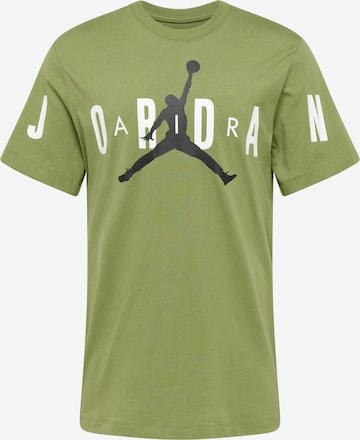 Jordan T-shirt 'AIR' i grön: framsida