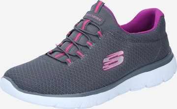 SKECHERS Trampki slip on 'Summits' w kolorze szary: przód