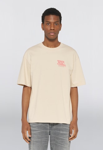 T-Shirt 'Rare Spins' EDWIN en beige