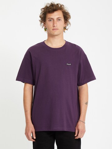 Volcom Shirt 'Pistol Stone' in Lila: voorkant