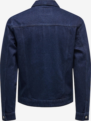 Only & Sons Prehodna jakna 'COIN' | modra barva