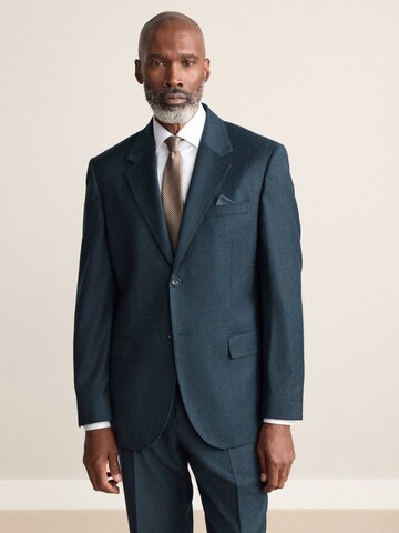 Next - Ajuste regular Chaqueta saco en azul: frente