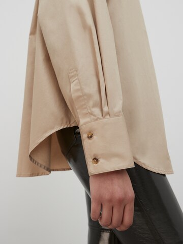 EDITED Bluse 'Gavin' (GOTS) in Beige