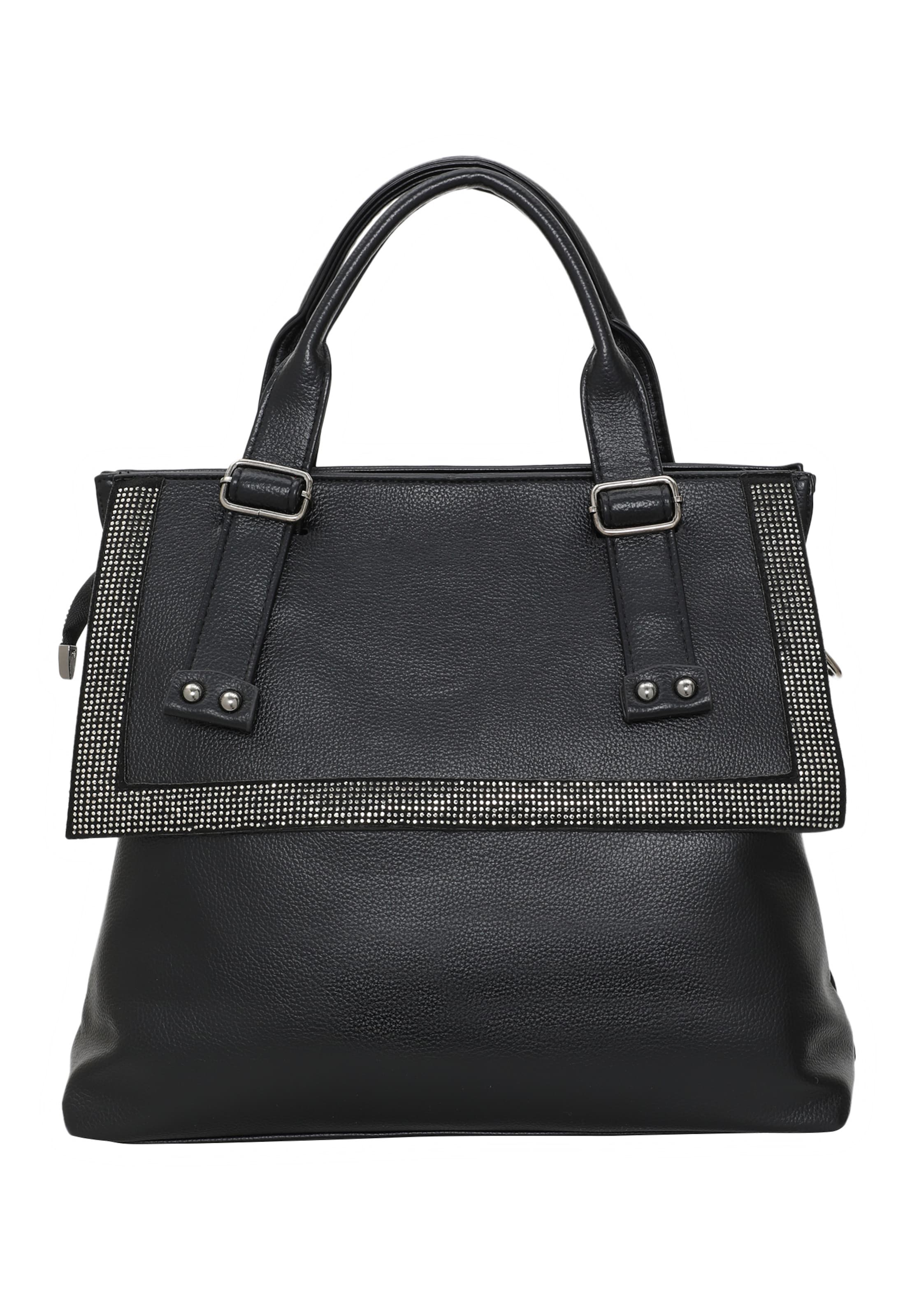 faina Handbag in Black: front