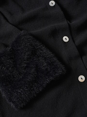 MANGO Knit Cardigan 'Peggy' in Black