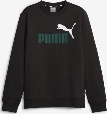 PUMA Sweatshirt 'Essentials' in Zwart: voorkant