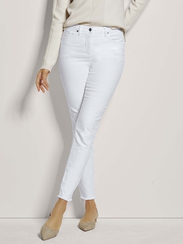 MADELEINE Skinny Jeans in Wit: voorkant