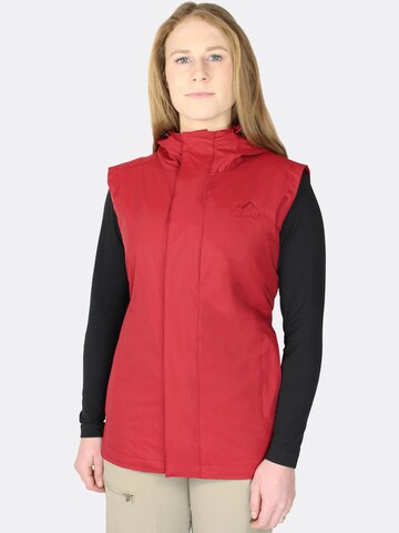 normani Sportbodywarmer 'Kolumbus' in Rood: voorkant