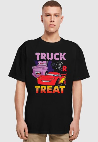 ABSOLUTE CULT Shirt 'Cars - Halloween Truck or Treat' in Zwart: voorkant