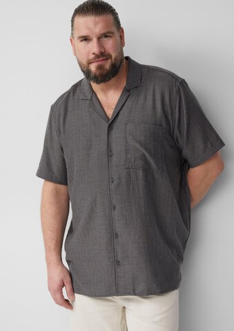 Coupe regular Chemise s.Oliver en noir : devant