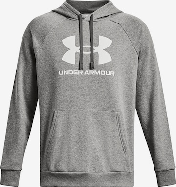 Sweat de sport UNDER ARMOUR en gris : devant