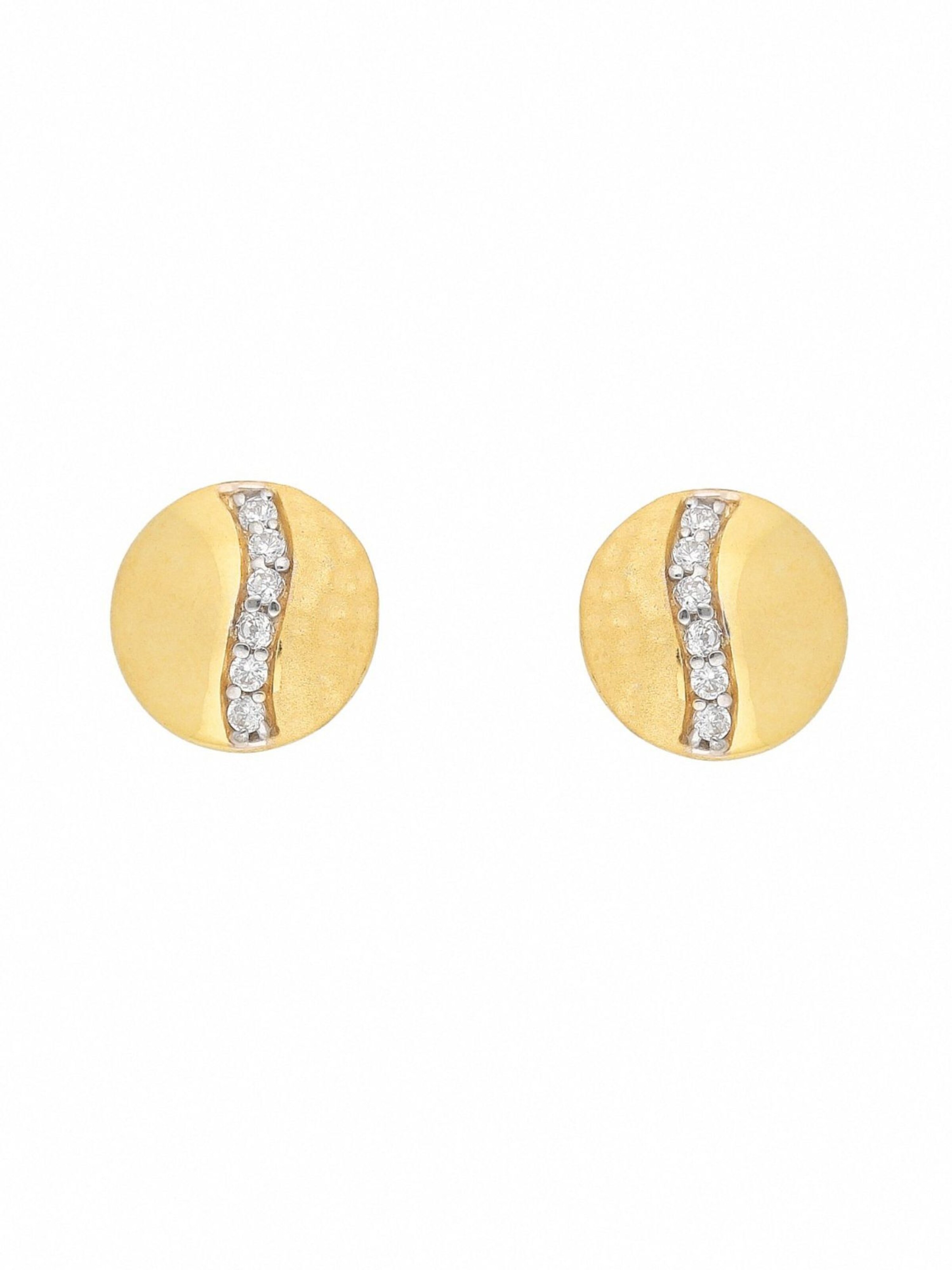Adelia´s Earrings in Gold: front