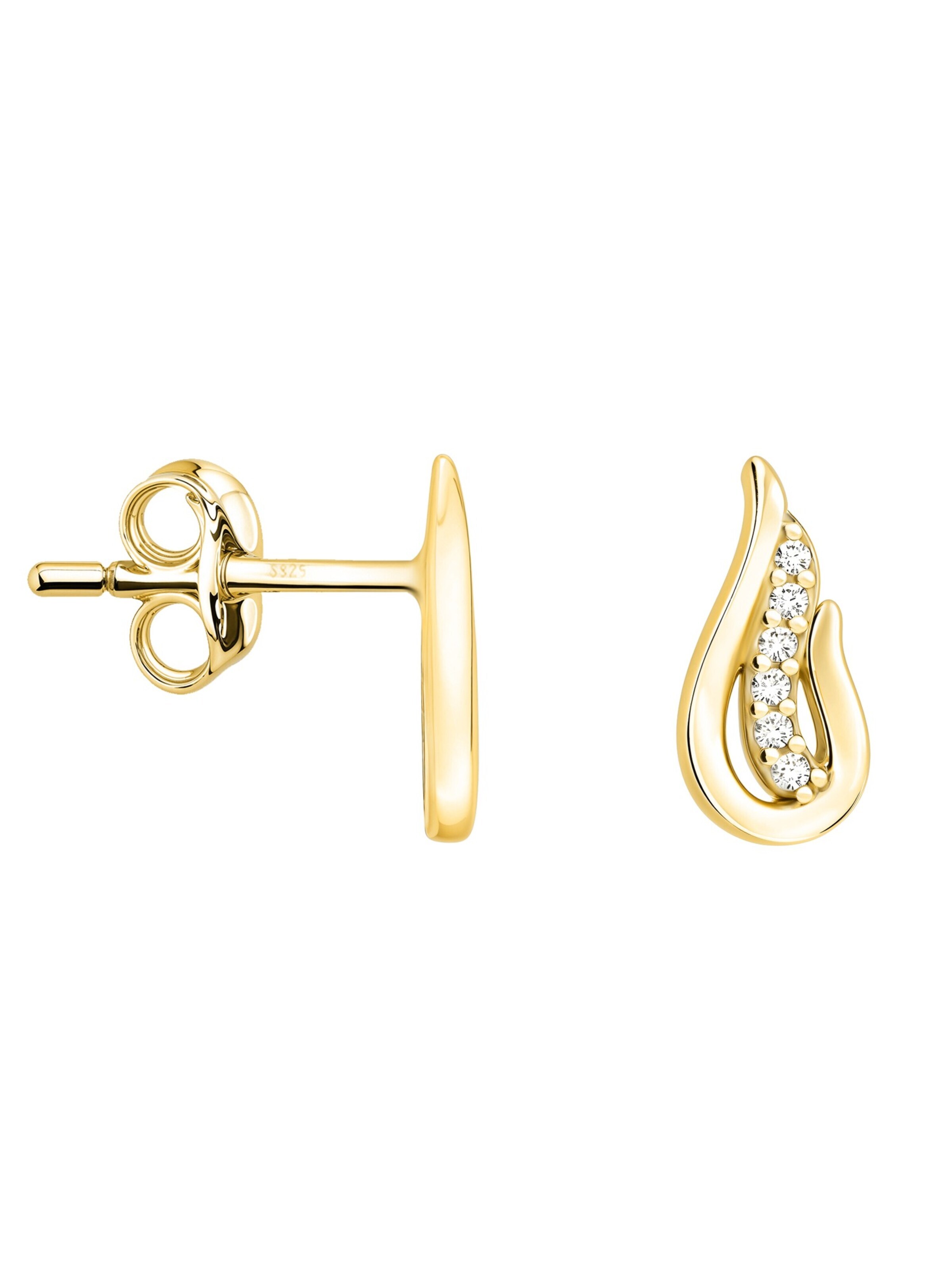 Sofia Milani Earrings 'Wing' in Gold: front