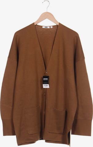 UNIQLO Sweater & Cardigan in L in Brown: front