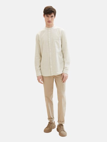 TOM TAILOR DENIM - Ajuste regular Camisa en beige