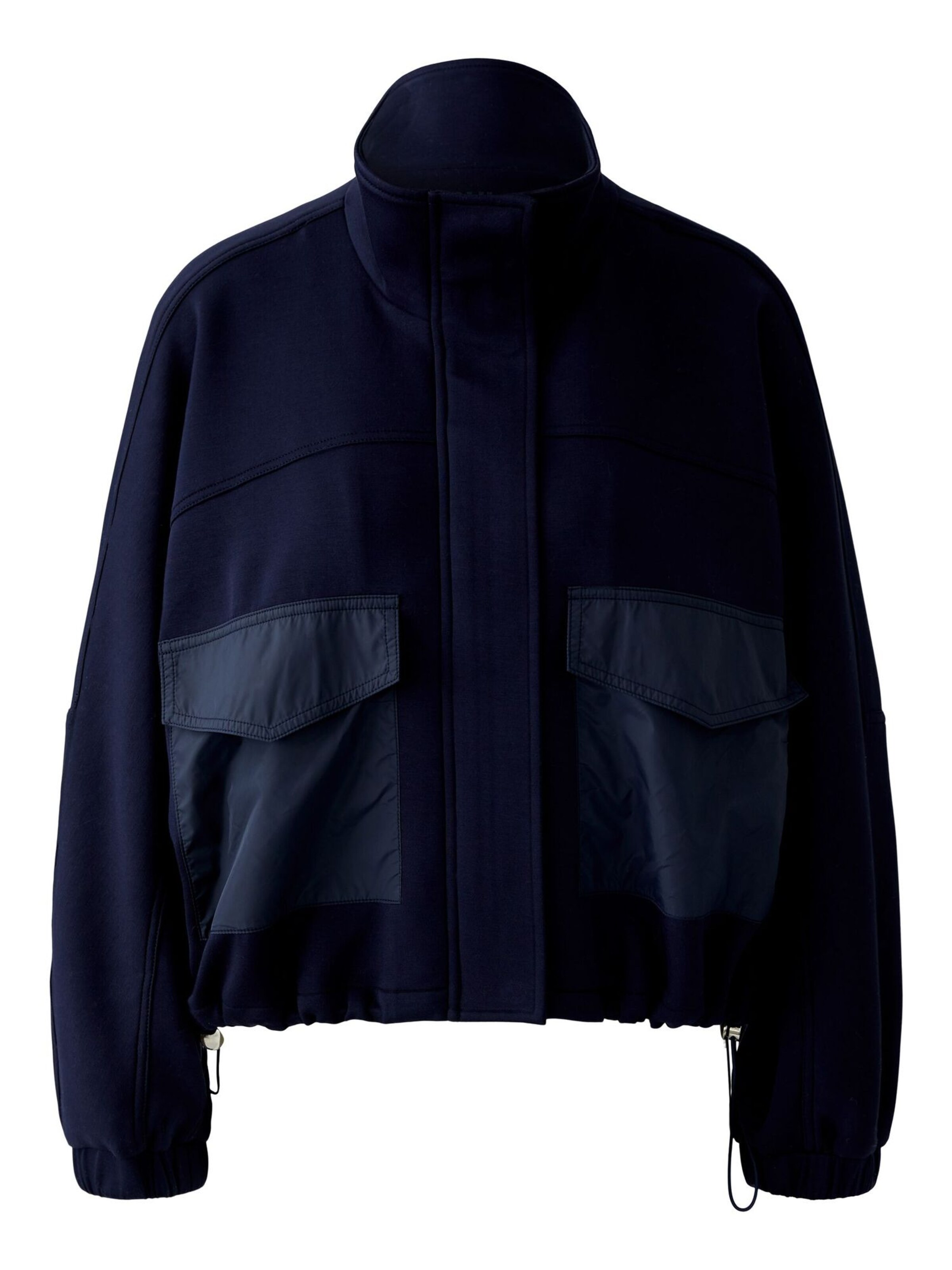 OUI Between-Season Jacket in Blue: front