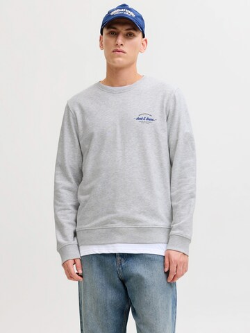 JACK & JONES Sweatshirt 'JJBRANDON' in Grau: Vorderseite