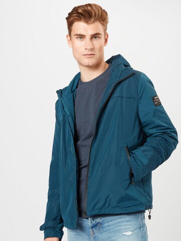 ECOALF Performance Jacket 'DALVEN' in Blue: front