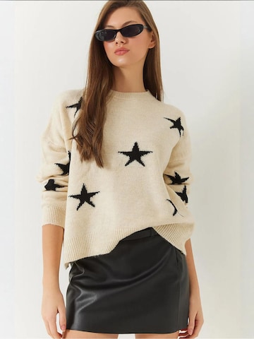 Bianco Lucci Pulover 'Pullover' | mešane barve barva: sprednja stran