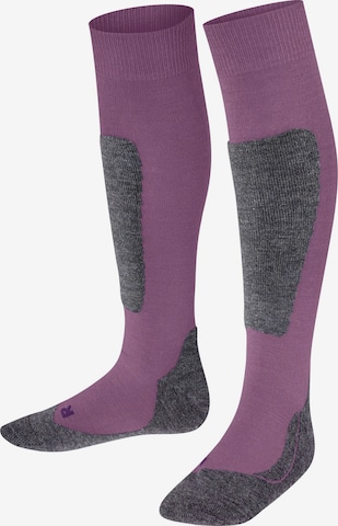 FALKE Socken 'Active Ski' in Pink: Vorderseite