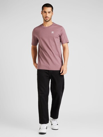 ADIDAS ORIGINALS Shirt 'Trefoil Essentials' in Lila