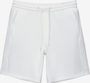 Pull&Bear Loosefit Shorts in Weiß: predná strana