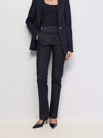 Salsa Jeans Regular ChinoHosen Secret in Blau: Vorderseite